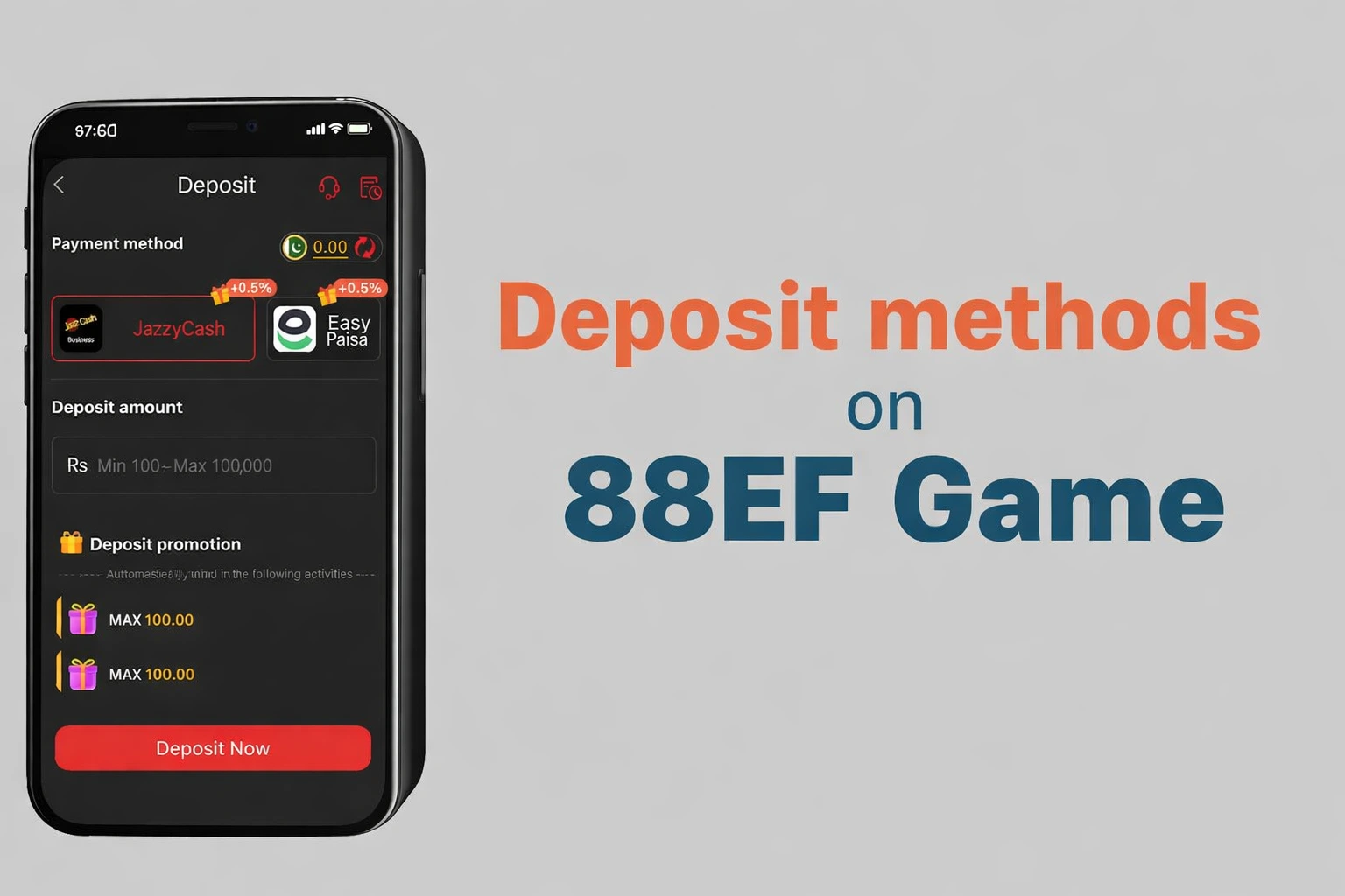 88ef-game-deposit-methods