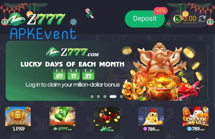 Z777 game login download